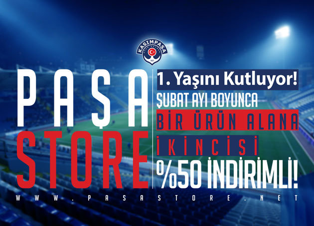 Paşa Store’da 1. yıl indirimi!
