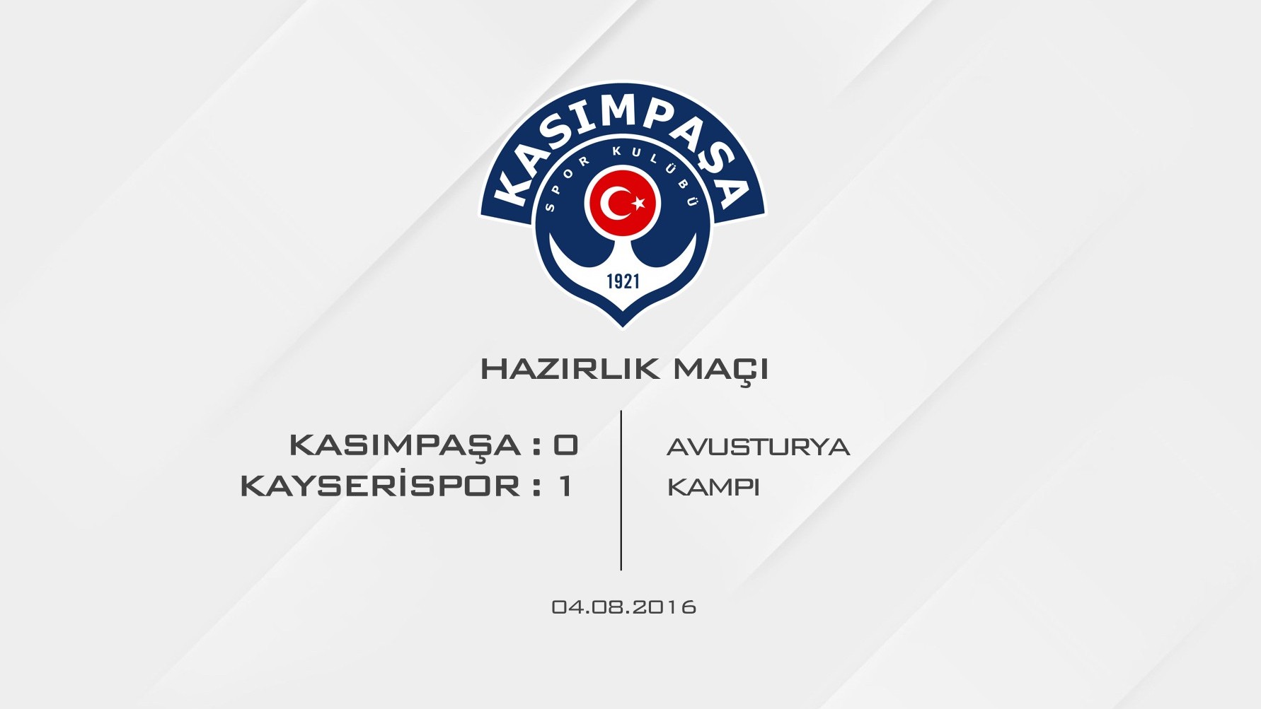 Kasımpaşa - Kayserispor