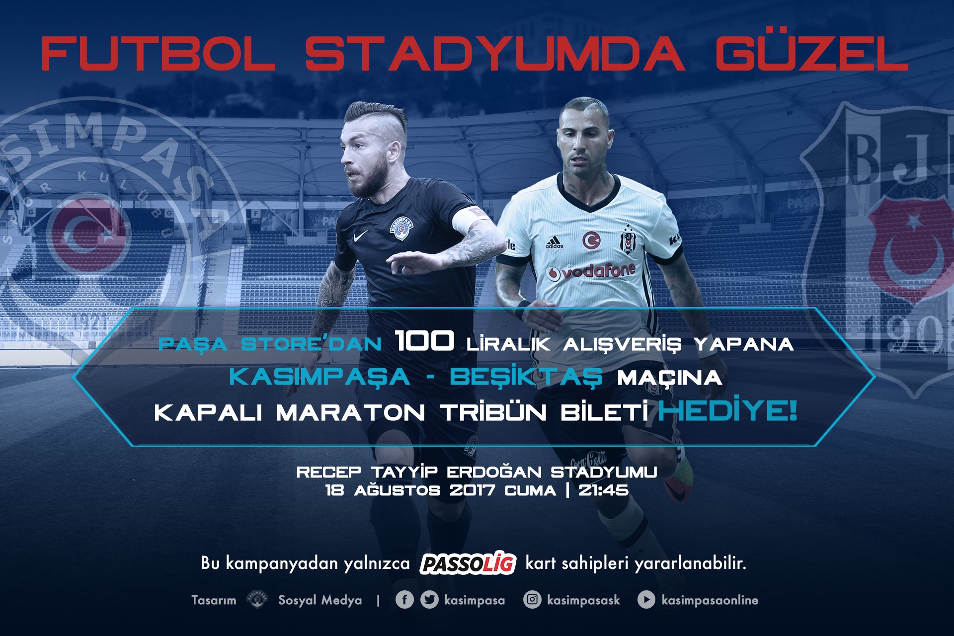 Futbol stadyumda güzel