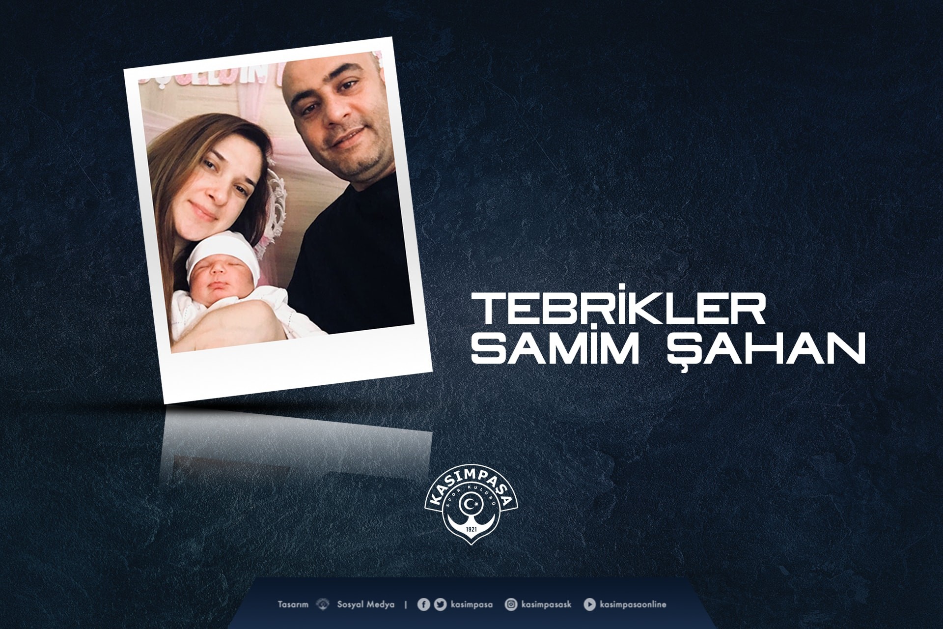 Tebrikler Samim Şahan