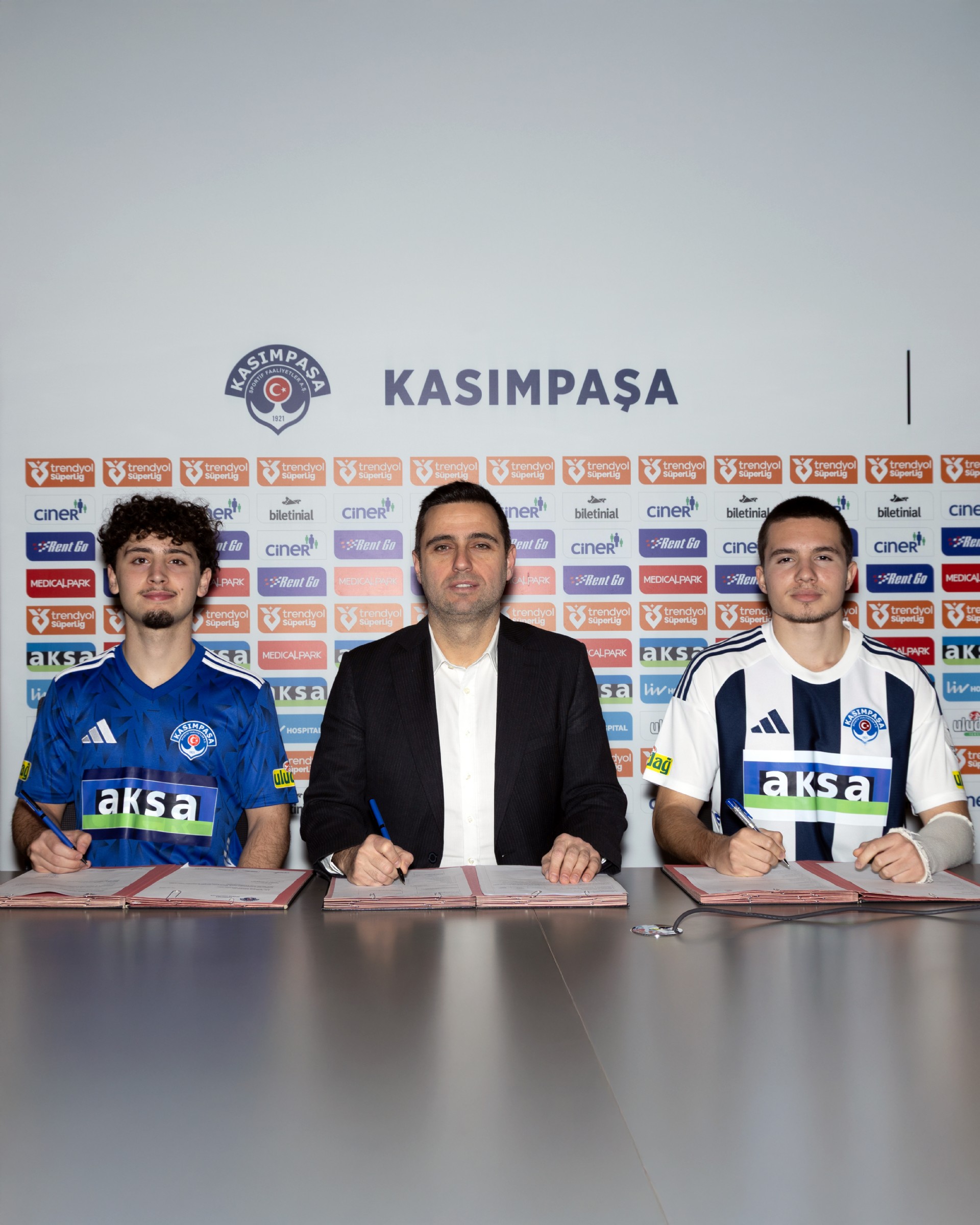 Burak Gültekin, Mehmet Burak Reçber ve Ahmet Kaan Öztürk Kasımpaşa’da