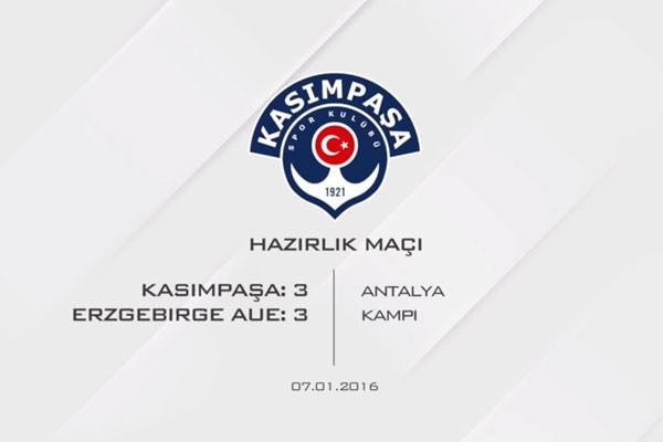 Hazırlık Maçı | Kasımpaşa - Erzgebirge Aue (ÖZET)